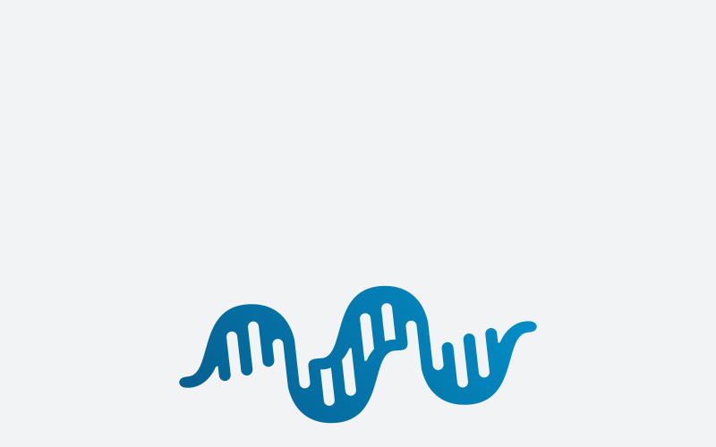 Modello di logo del DNA
