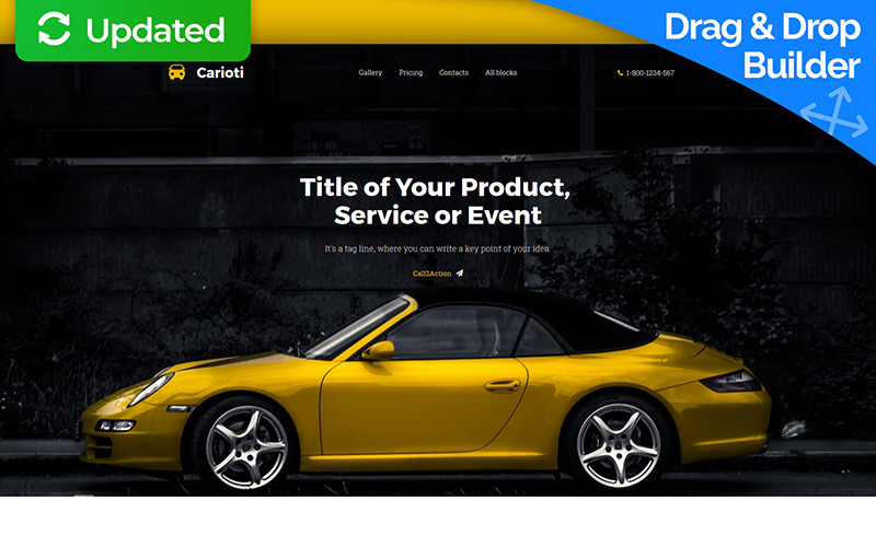 шаблон целевой страницы carioti motocms 3