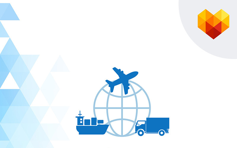 Download LogiTrade - шаблон логотипа транспортной и логистической компании / Graphics Logo Template - Шаблон логотипа на тему графика 