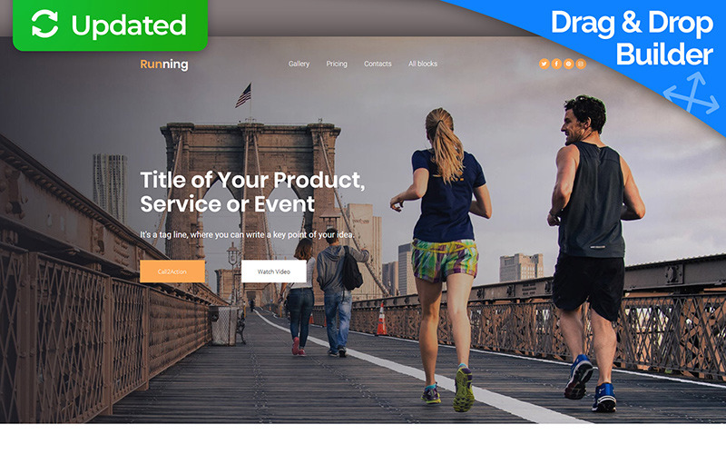 запуск адаптивного шаблона целевой страницы