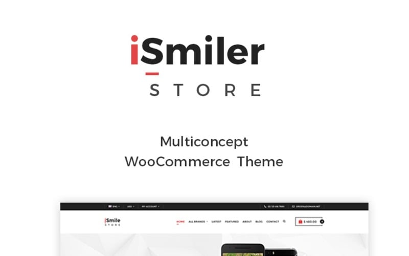 Ismiler-电子商店WooCommerce主题