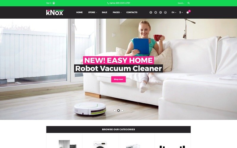kNox PrestaShop主题
