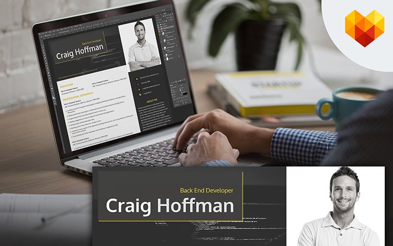 Craig Hoffman - szablon CV programisty zaplecza
