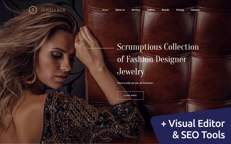 шаблон jewellaco premium moto cms 3