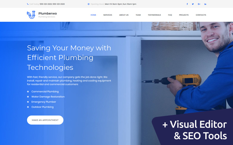 премиум шаблон moto cms 3
