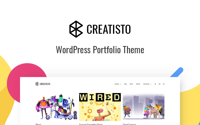 Portfölj WordPress-tema - Creatisto