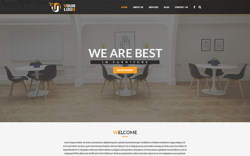 Download PSD шаблон "Furniture Chitrakoot PSD Template" / Furniture Chitrakoot PSD Template - PSD шаблон на тему дизайн интерьеров business car construction corporate ecommerce event landing magazine medical multipurpose real-estate shop travel