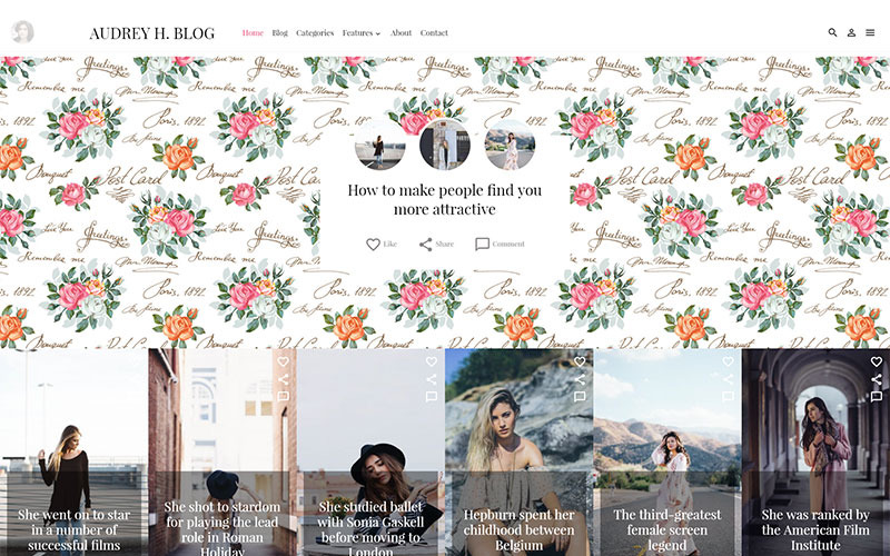 тема wordpress audrey