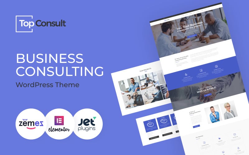 TopConsult - Business Consulting WordPress theme