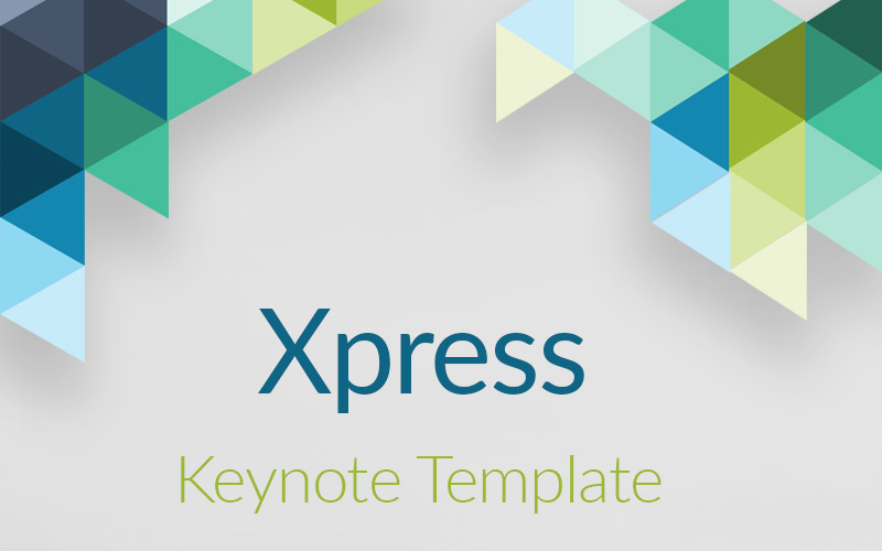 Xpress - Keynote şablonu