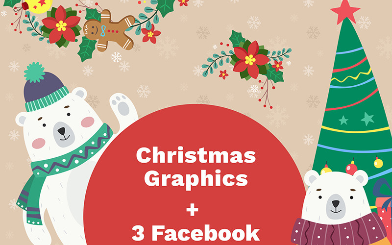 Facebook Kapak Fotoğrafları ve Noel - İllüstrasyon