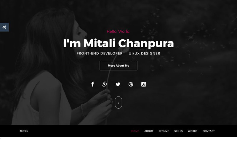 JaguarCV - responsywny szablon CV / CV HTML Landing Page