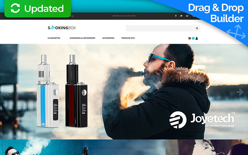 шаблон электронной коммерции vapor motocms