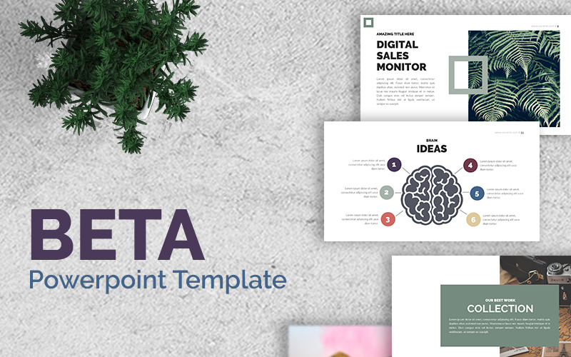 Beta – PowerPoint šablona