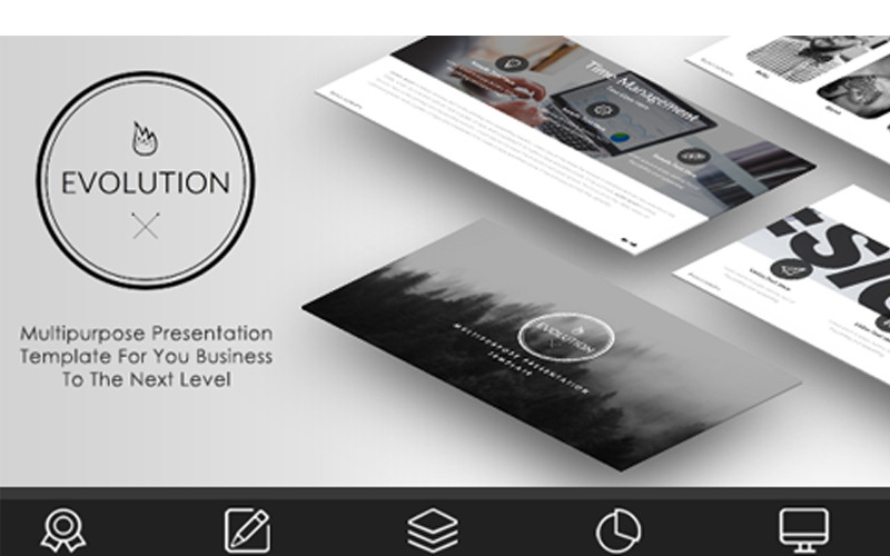 EVOLUTION - uniwersalny szablon PowerPoint