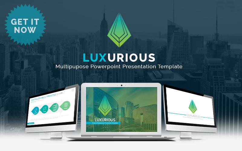 Luksusowy - szablon PowerPoint