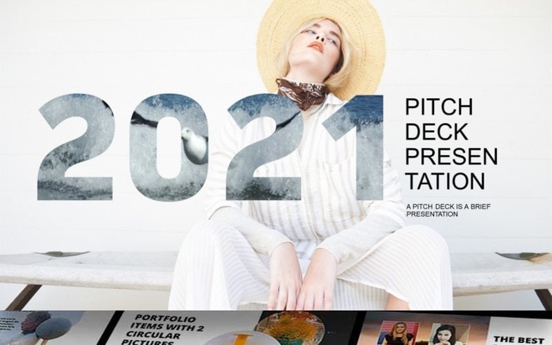 Šablona PowerPoint 2021 Pitch Deck