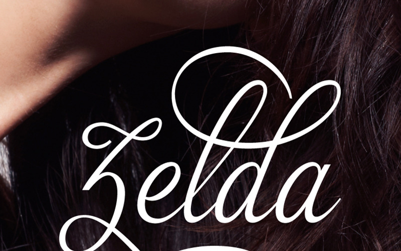 Download Шрифт "Zelda Script - Font" / Zelda Script - Font - Шрифт на тему графика script font typeface calligraphy ornamental cursive elegant classic pen point beautiful modernundefined