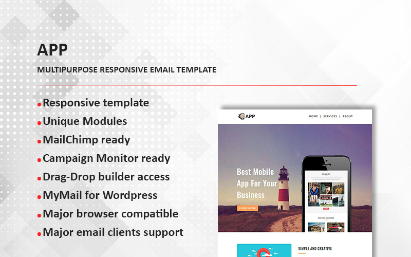 APP - Multipurpose Responsive Newsletter Mall