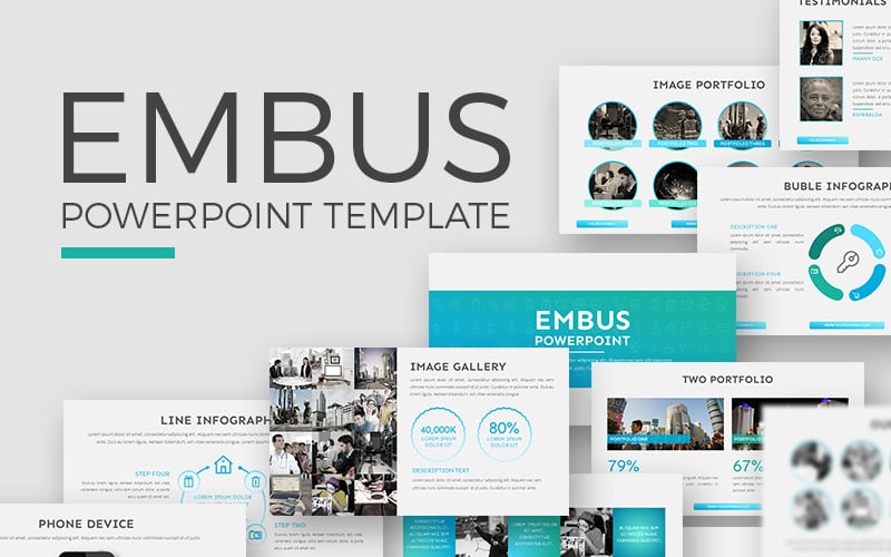 Embuss - PowerPoint-mall