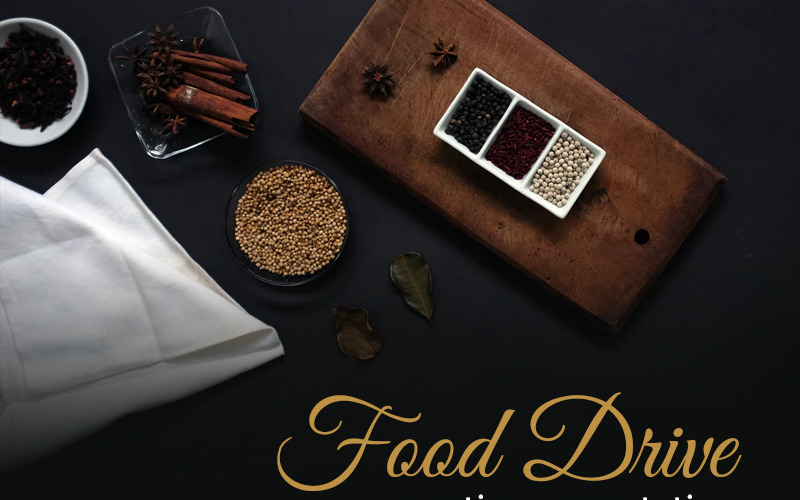 Food Drive - Modello di presentazione PowerPoint