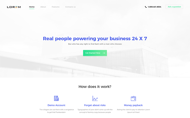 Download PSD шаблон "Business Kitchen PSD Template" / Business Kitchen PSD Template - PSD шаблон на тему бизнес услуги psd template business adaptiv mobile tablet