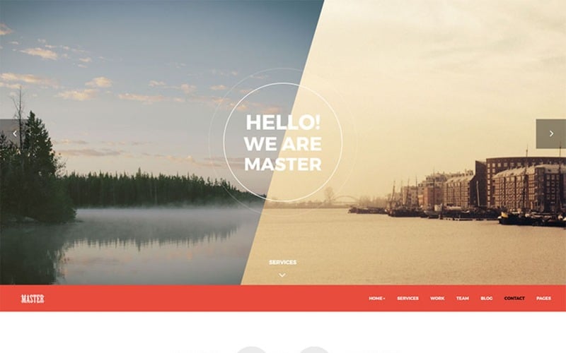 Master - Creative Agency Portfolio Website Template