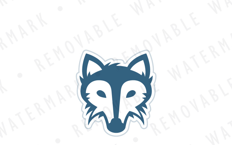 Modello di Logo RR Dire Wolf