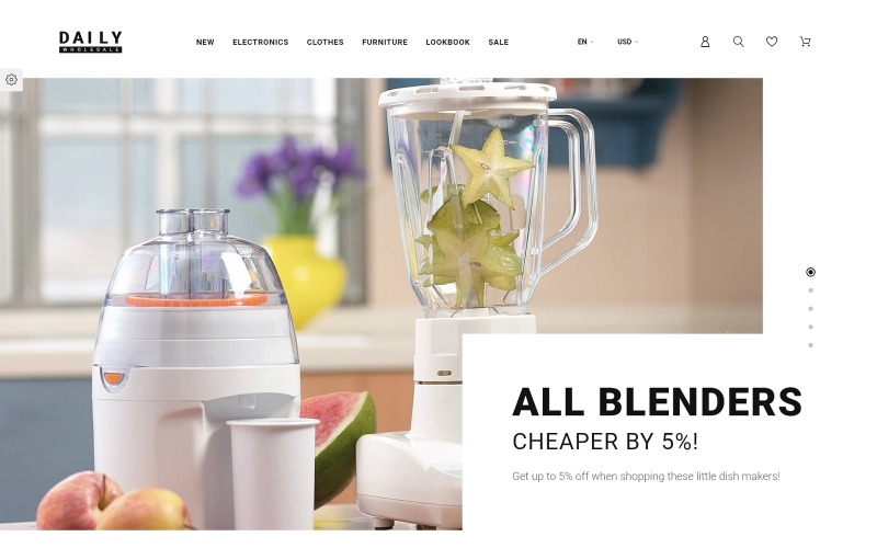 ежедневная оптовая тема prestashop