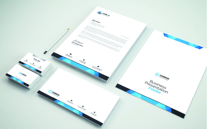 Download Фирменный стиль "Elegant in 4 colors - Corporate Identity Template" / Elegant in 4 colors - Corporate Identity Template - Фирменный стиль на тему графика corporate identity brand corporateidentity template businesscard flyer invoice complimentcard presentationfolder shoppingbag logo business businessidentity package