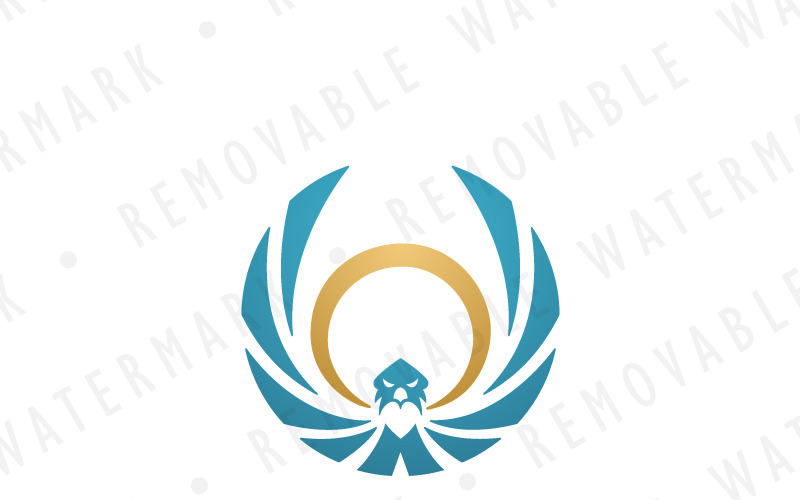 Download Шаблон логотипа "Falcon Solar Disc Logo Template" / Falcon Solar Disc Logo Template - Шаблон логотипа на тему графика animal circle globe jewelry eagle solar sun bird ring wings falcon hawk disc pendant amulet deity halo logo design template