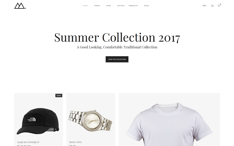 минимальная тема woocommerce