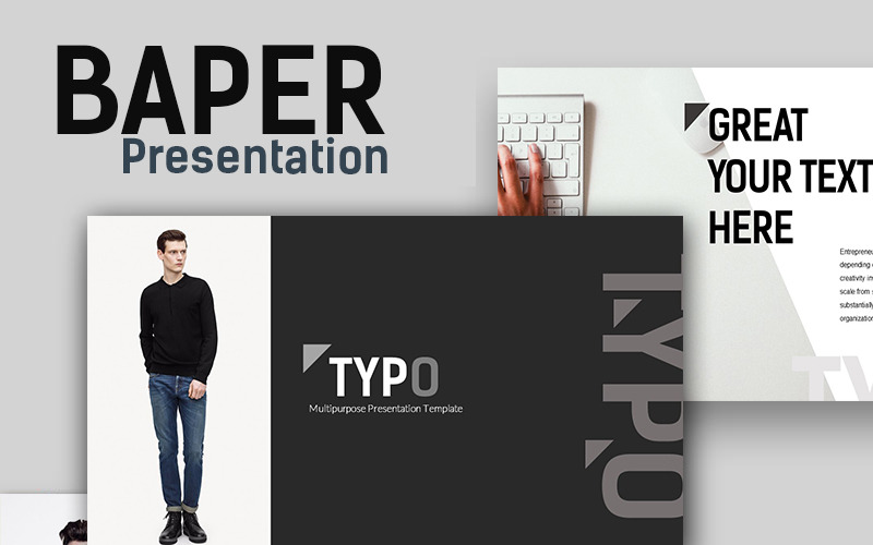 Errore di battitura Creative Minimal - Keynote template