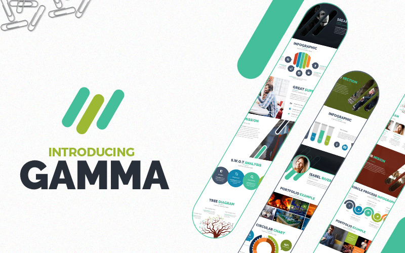 Gamma PowerPoint šablona