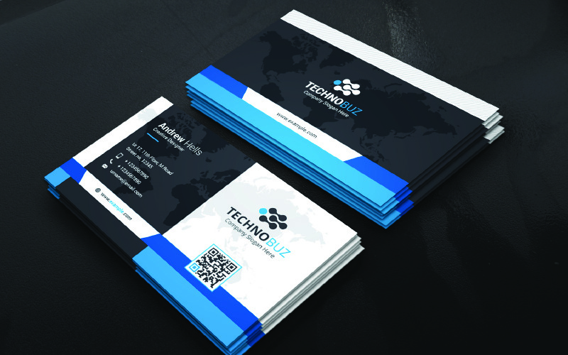 Download Фирменный стиль "4 Business Cards in One - Corporate Identity Template" / 4 Business Cards in One - Corporate Identity Template - Фирменный стиль на тему графика business card stationary identity template modern creative minumal corporate design graphics businesscard logo corporateidentity branding