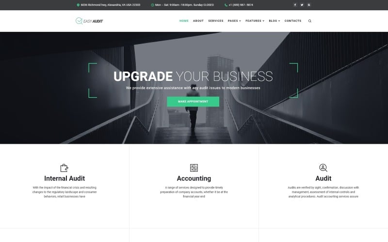 easyaudit аудит wordpress тема