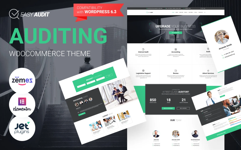 EasyAudit - Financial Audit WordPress Theme