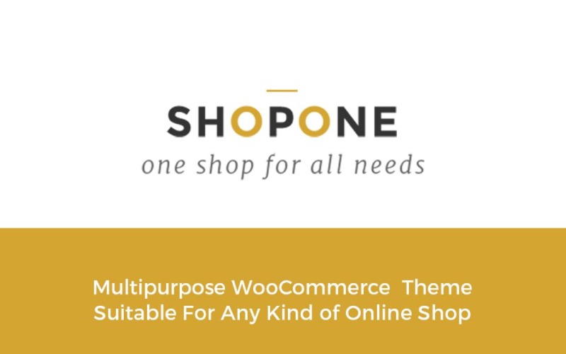 Shop One - Тема для мебельного магазина WooCommerce