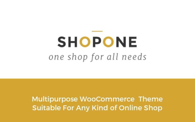 Shop One - Тема магазину меблів WooCommerce