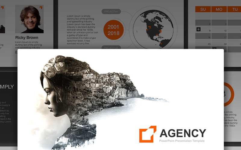 Agentur - PowerPoint-Vorlage