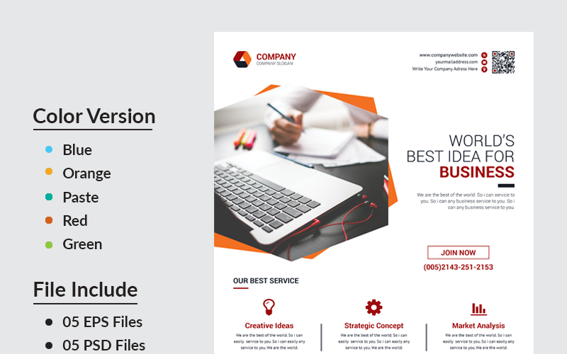Download Фирменный стиль "Graphic Business Flyer - Corporate Identity Template" / Graphic Business Flyer - Corporate Identity Template - Фирменный стиль на тему графика flyer corporate liflet computer internet stationery poster id kit blue hi-quality official sample business logo professional modern art standard creative
