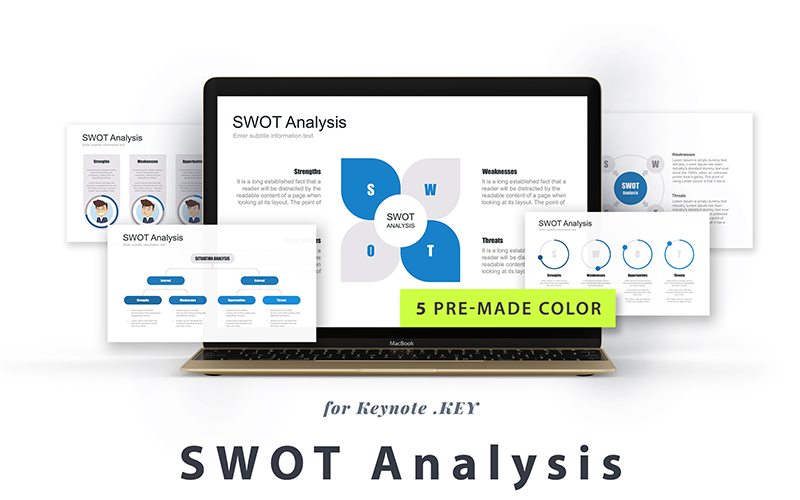 SWOT Analysis Marketing Tool - - Keynote template