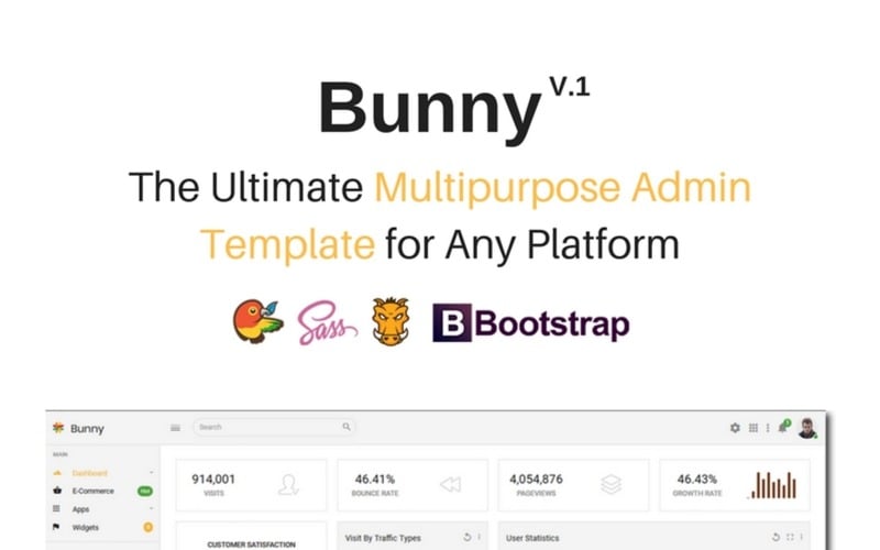 Bunny - Ultimate Multipurpose Admin Template