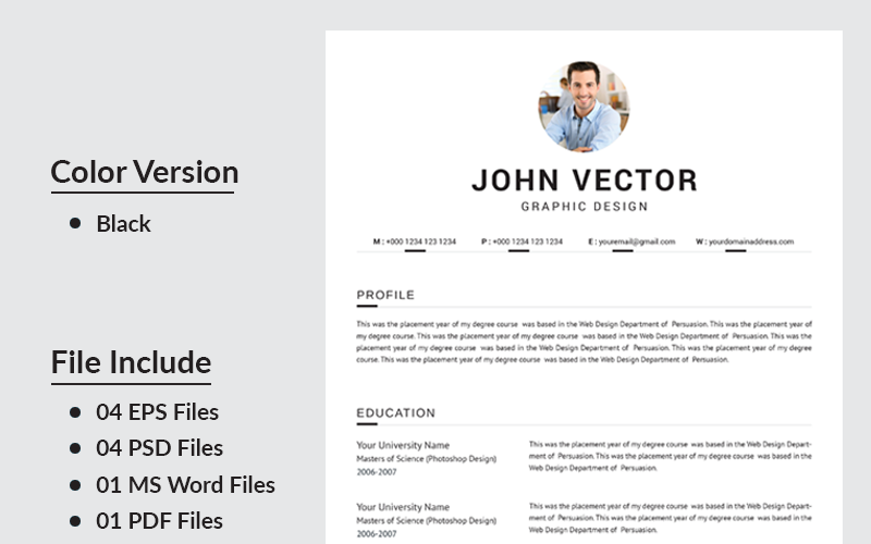 Download Резюме "High-skilled job candidates Resume Template" / High-skilled job candidates Resume Template - Резюме на тему графика a4 business clean complete cover letter creative curriculum vitae cv design doc docx editable employment flexible fresh international job modern
