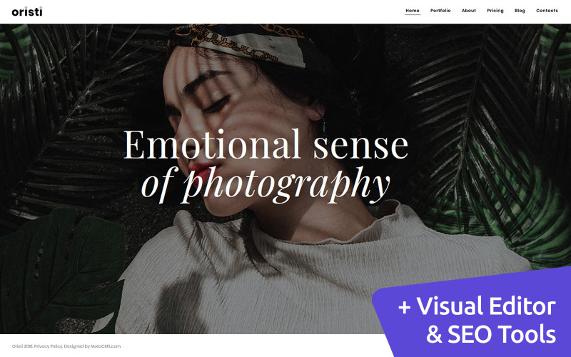 фотограф портфолио moto cms 3 шаблон