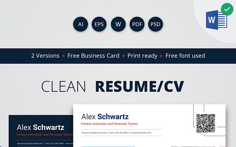 Download Резюме "Alex Schwartz - Fitness Instructor Resume Template" / Alex Schwartz - Fitness Instructor Resume Template - Резюме на тему графика fitness fithess gym yoga crossfit workout exercise center women centers abc gyms exercises health weightlifting aerobic aerobics trainer trainer training cardio club muscle muscles weight los