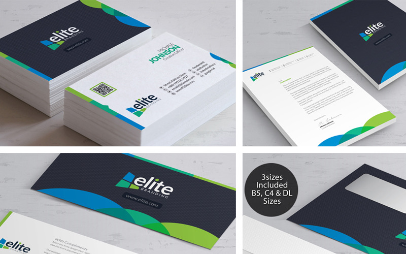 Download Фирменный стиль "Business Branding Bundle - Corporate Identity Template" / Business Branding Bundle - Corporate Identity Template - Фирменный стиль на тему графика branding identity bundle stationery big pack package full kit stationary template corporate creative photoshop indesign mega template design business company