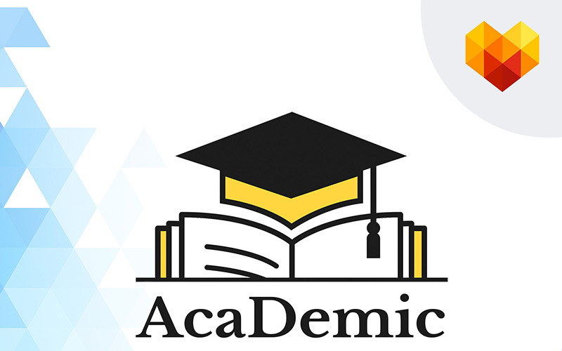 AcaDemic - Eğitim Logo Şablonu