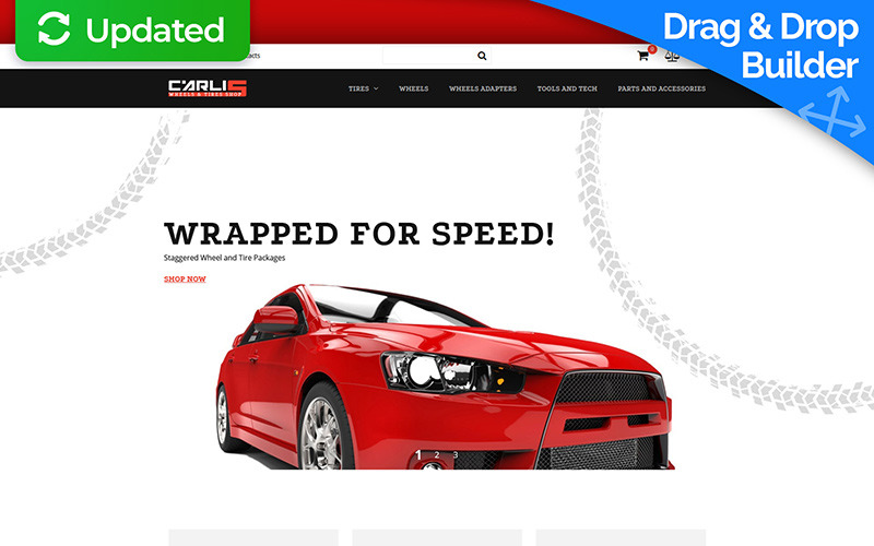 колеса и шины магазин motocms шаблон электронной коммерции