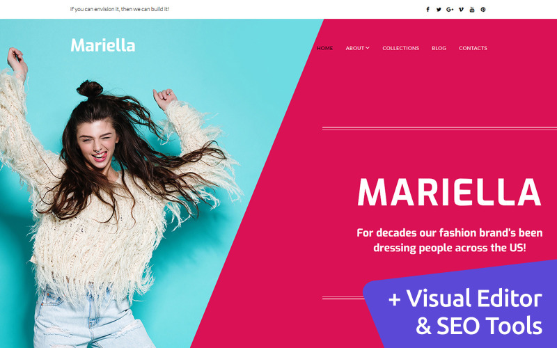 Mariella - Mode Moto CMS 3-sjabloon